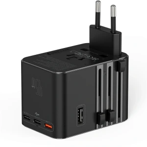 WiWU 45W GaN Evrensel Fiş Adaptörü 2C+2*USB Wi-UA006
